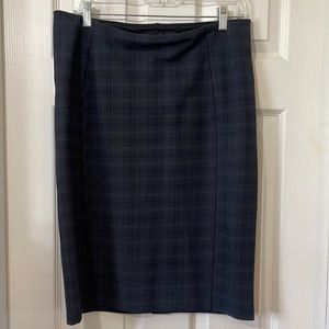 Plaid pencil skirt size 12